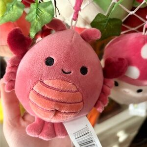 lobster squishmallow keychain